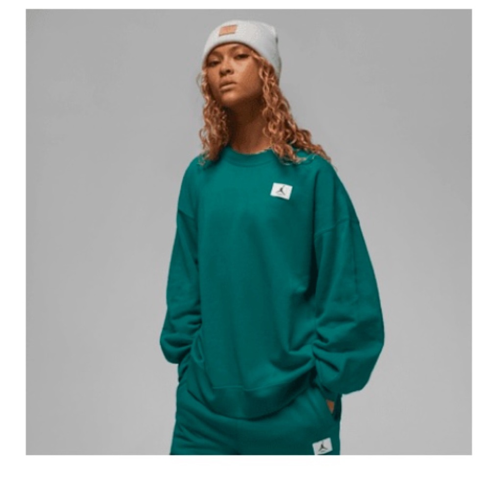 🤍 Jordan Flight oversized fleece crew neck 🤍